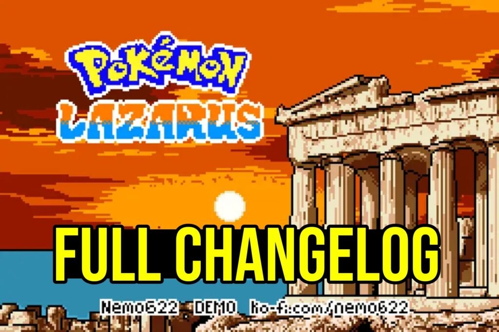 Pokemon Lazarus Full Changelog